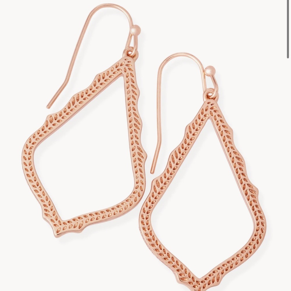 Kendra Scott Sophia Rose Gold Drop Earrings